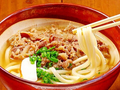 甘くてジューシー★肉うどん